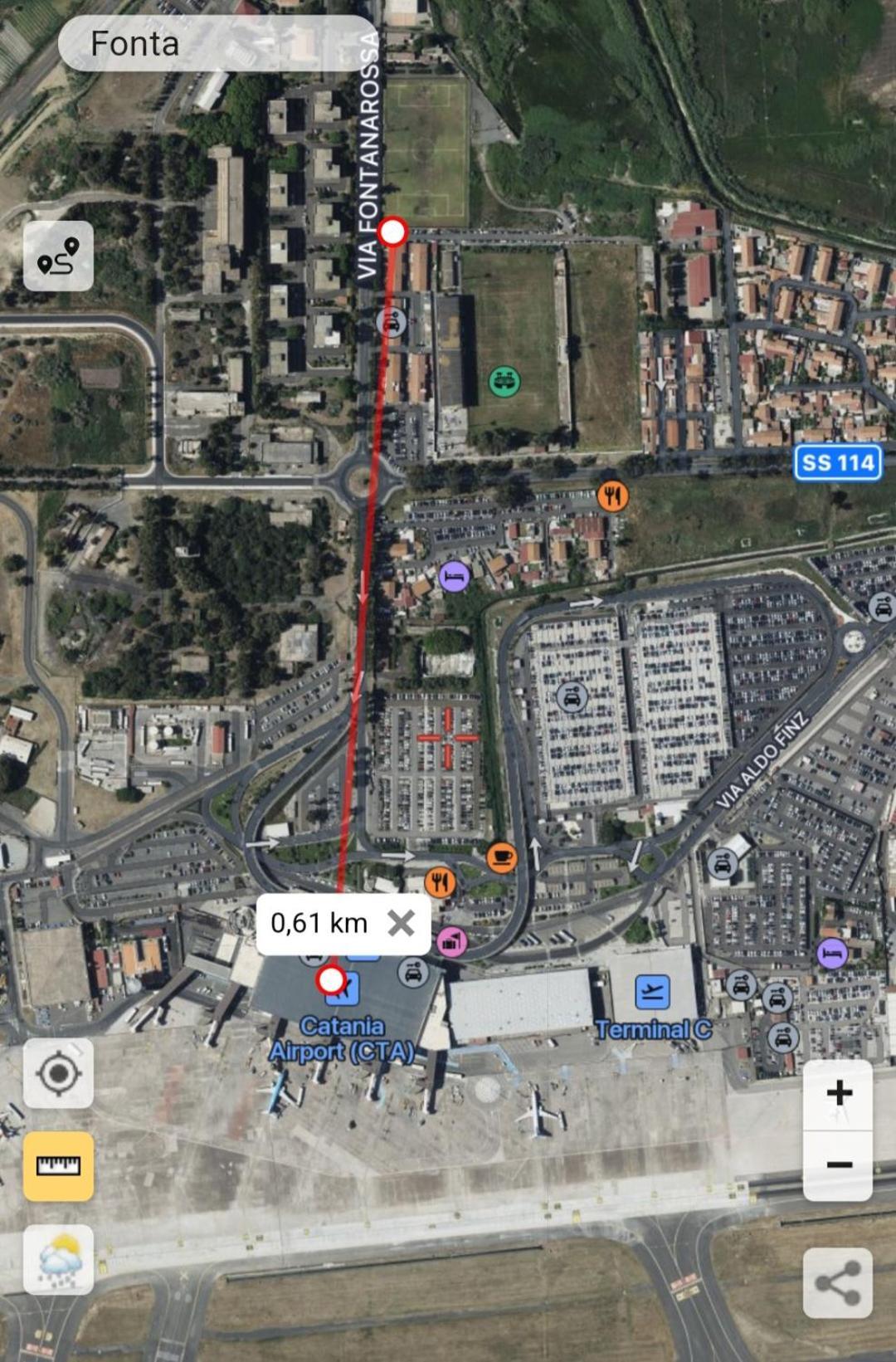 House Il Quadrifoglio Airport Fontanarossa Bed & Breakfast Catania Bagian luar foto